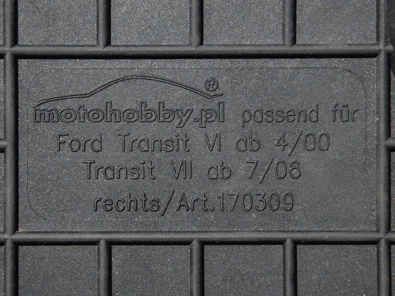 DYWANIKI GUMOWE do Ford Transit VI (2000 - 2006) zdjęcie 2