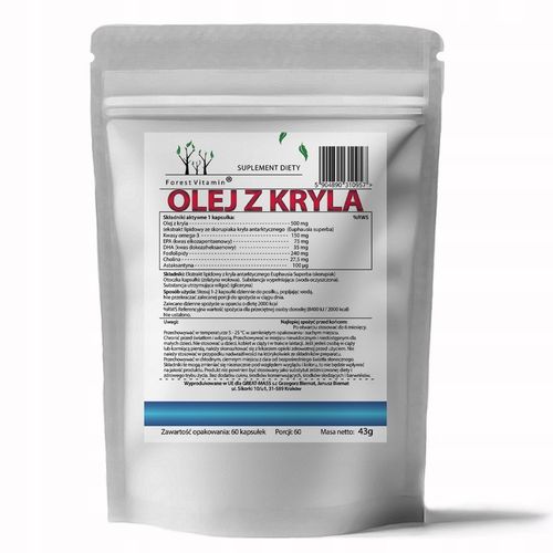 FOREST Vitamin Kryl 500mg 60 vcaps na Arena.pl