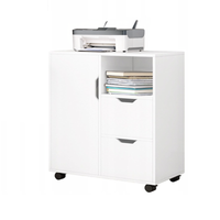 SZAFKA STOJĄCA STOLIK NA DRUKARKĘ 3 PÓŁKI REGAŁ NOWOCZESNY