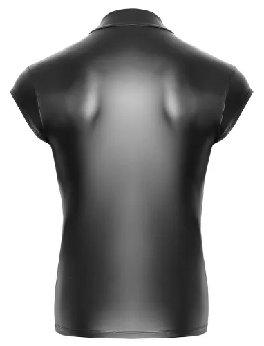 nek koszulka męska czarna matowa z wycięciem v m na Arena.pl