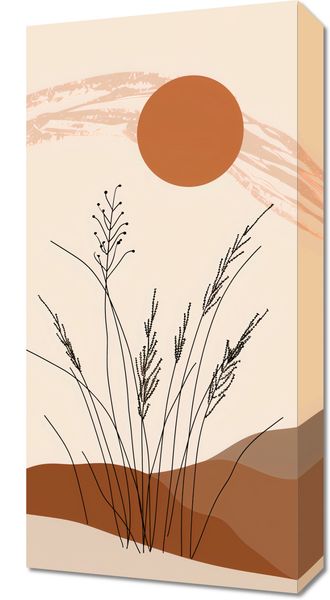 Obraz 30x60cm Złote Źdźbła zdjęcie 1