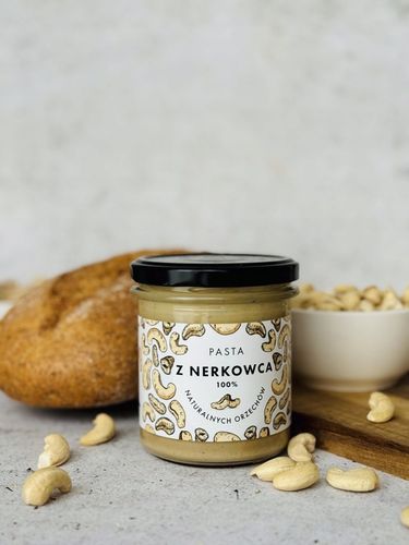 Pasta z nerkowca 300 g - Idealne smarowidło, 100% orzechów, Bez Dodatków na Arena.pl