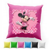 POSZEWKA Z NADRUKIEM BAWEŁNIANA 40x40CM - MYSZKA MINNIE MINI BAJKA