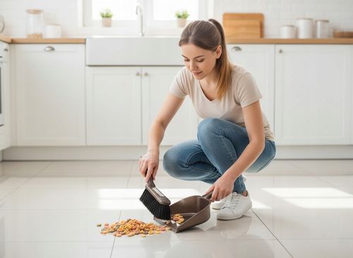 zmiotka z szufelką komplet 2w1 konex na Arena.pl