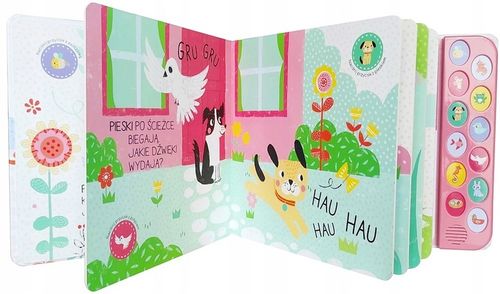 KSIĄŻKA KSIĄŻECZKA SENSORYCZNA BZZZ BZZZ W OGRODZIE Z DŹWIĘKIEM na Arena.pl