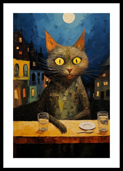 Plakat 30x45cm Nocny Obserwator zdjęcie 3