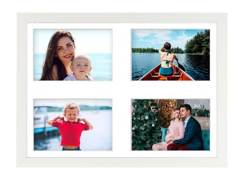 Ramka na 4 zdjęcia Hekla 30x40x4 galeria biały 1szt. na Arena.pl