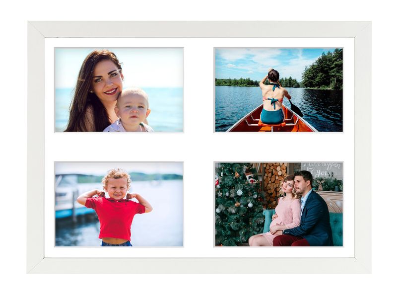 Ramka na 4 zdjęcia Hekla 30x40x4 galeria biały 1szt. zdjęcie 5
