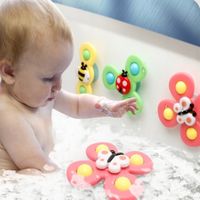 Niemowlak Zabawka Edukacyjna SENSORYCZNY Spiner Zestaw 3szt Grzechotka