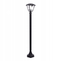 Lampa ogrodowa latarenka słupek czarny klasyczny NAPOLI IP44 gwint E27 Kaja