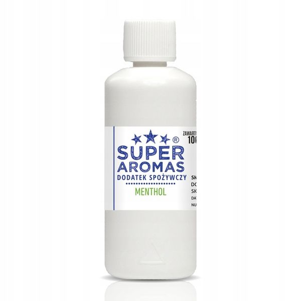 SUPER AROMAS Dodatek Spożywczy MENTHOL 100 ml zdjęcie 1