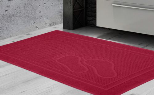 Dywanik łazienkowy Feet 50x70 Fuksja Stópki Greno na Arena.pl