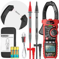 MULTIMETR MIERNIK CĘGOWY WYŚWIETLACZ LCD LATARKA LED BATERIE ETUI AKCESORIA