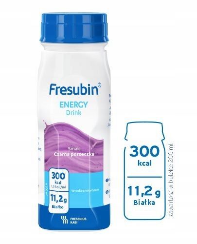 Fresubin Energy DRINK Czarna porzeczka 4x 200 ml na Arena.pl