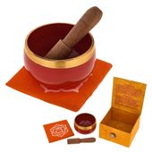 Misa tybetańska Thomann Singing Bowl Box Set O Orange 7,5cm ZESTAW Prezent
