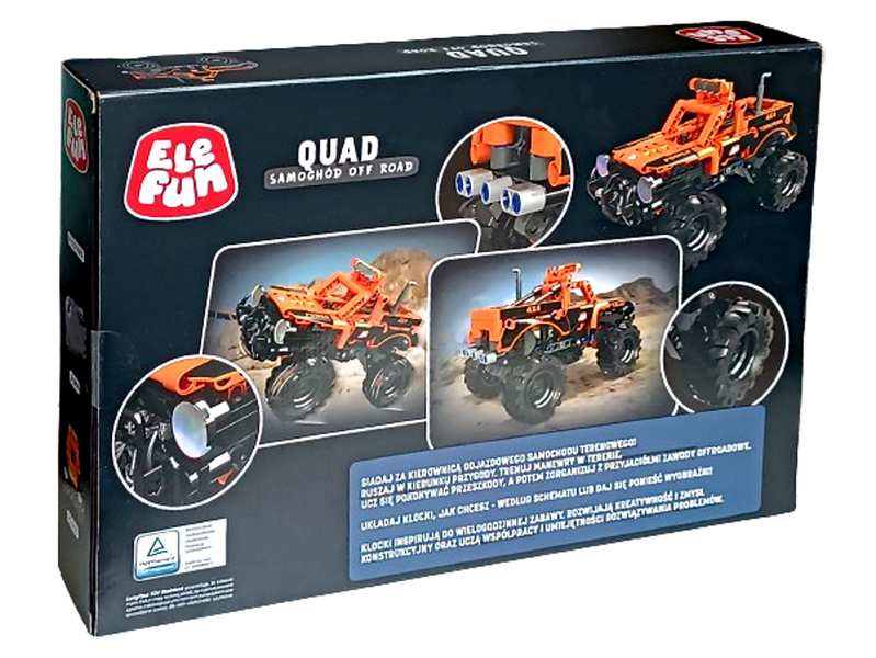 Klocki Elefun Quad - Samochód off Road C0909 zdjęcie 2