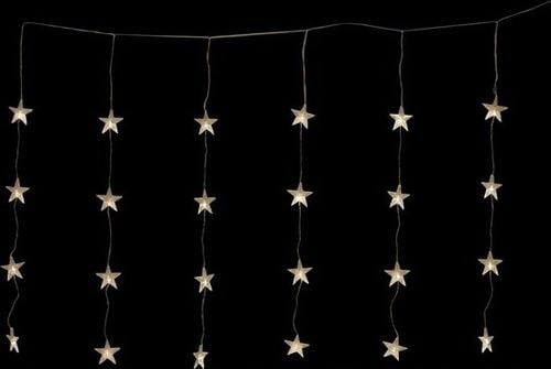 Kurtyna świetlna LED 1,2x0,8m girlanda lampki gwiazdy na okno świąteczne na Arena.pl