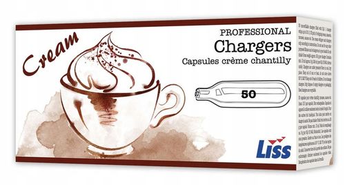 NABOJE DO BITEJ ŚMIETANY 50 SZT. LISS N2O 8G na Arena.pl