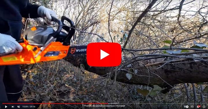 PIŁA SPALINOWA PILARKA DO DREWNA ŁAŃCUCHOWA 5,7KM +2 PROWAD +OLEJ +2x ŁAŃC. zdjęcie 7
