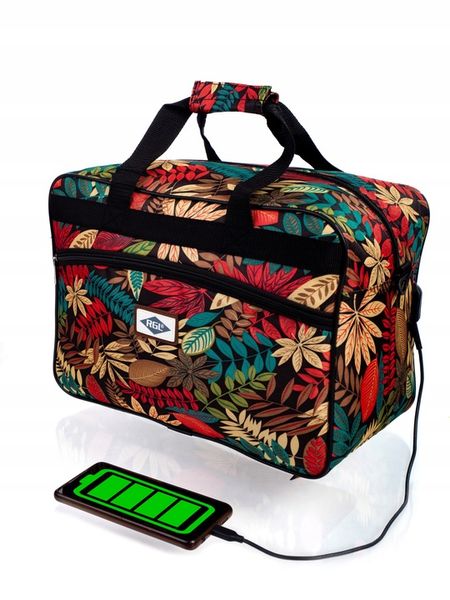 TORBA BAGAŻ PODRĘCZNY USB do samolotu 40x20x25 zdjęcie 12