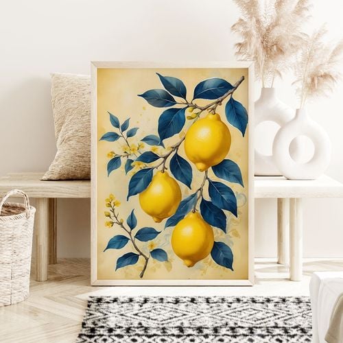 Plakat do kuchni cytryna 30x40 cm na Arena.pl