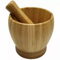 kuchenny moździerz bambusowy 9cm kinghoff kh-1616