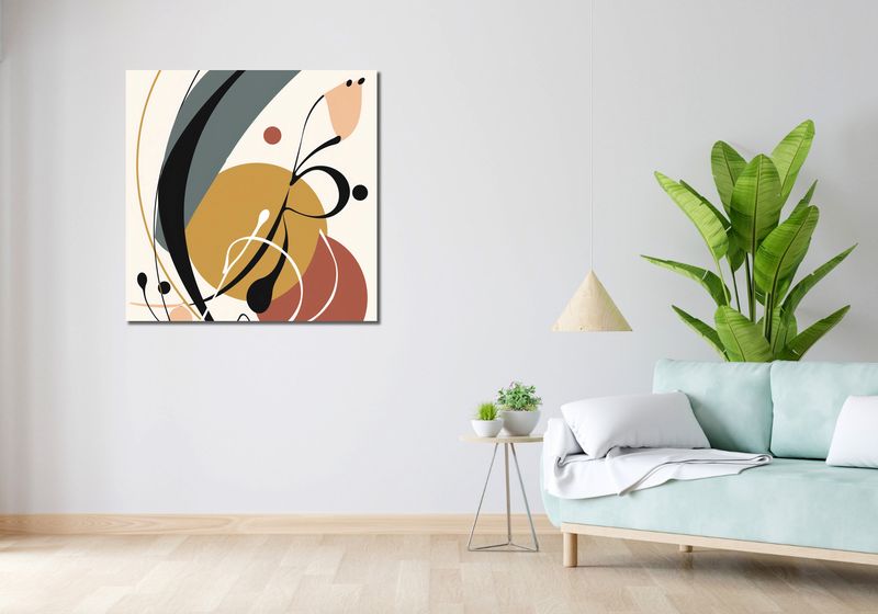 Obraz 90x90cm Taneczne Echa zdjęcie 2
