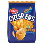 Felix Crispers Cheddar Orzeszki ziemne w skorupce o smaku serowym 125 g