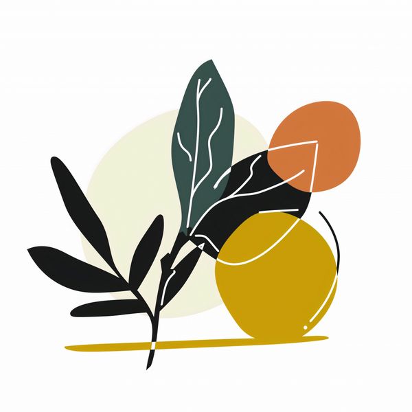 Plakat 100x100cm Elegancka Flora zdjęcie 1