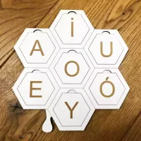 Samogłoski - plaster miodu