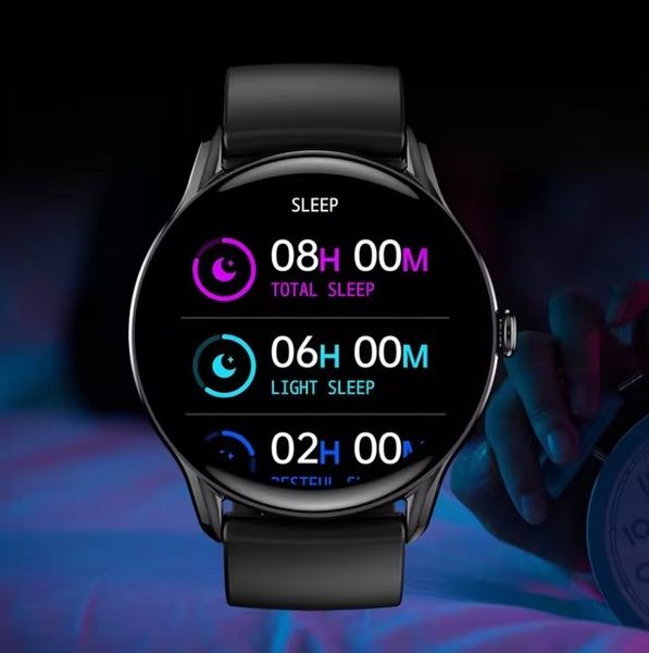 ZEGAREK SMARTWATCH SPORTOWY ROZMOWY MĘSKI DAMSKI POLSKIE MENU CZARNY 2PASKI zdjęcie 2