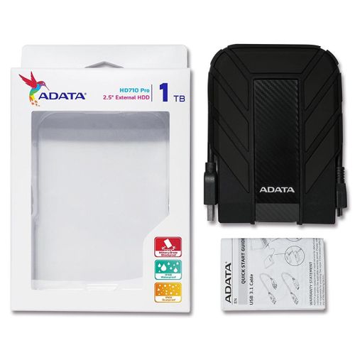 External HDD Adata HD710 Pro 1TB IP68 Black na Arena.pl