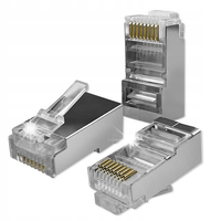 Wtyk QOLTEC złącze modularne RJ45 | CAT6 | FTP | Pozłacane styki | 10 sztuk