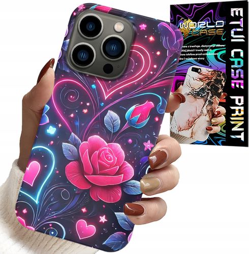 ETUI DO IPHONE 16 PRO MAX - SERCE, RÓŻA, NASTOLETNIE CASE + SZKŁO na Arena.pl