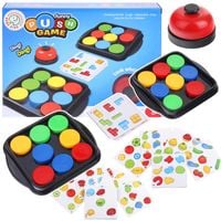 Gra Zręcznościowa Logiczna Szybkie Krążki Układanka Edukacyjna Dzwonek