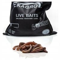 1000 szt Kompostowe Dżdżownice Kalifornijskie Mix