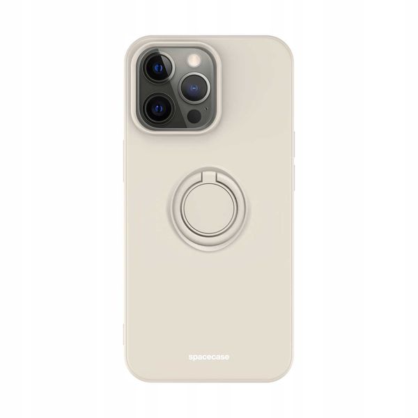 Spacecase Silicone Ring Iphone 13 Pro Max Bone zdjęcie 7