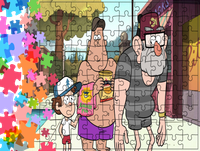 Puzzle tradycyjne - Wodogrzmoty Małe/Gravity Falls