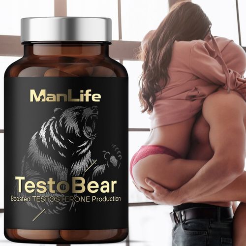TESTOSTERON tabletki | Naturalny Booster Testosteronu | ManLife TestoBear na Arena.pl