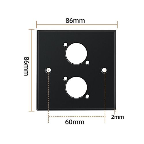 Panel montażowy Teriux TWP-2-BK na Arena.pl