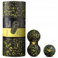 ROLLER WAŁEK PIŁKA PIŁECZKA ZESTAW EPP GŁADKI TWARDY DO MASAŻU DUOBALL