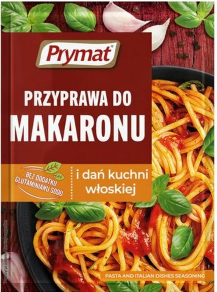 PRYMAT PRZYPRAWA DO MAKARONU 20G zdjęcie 1