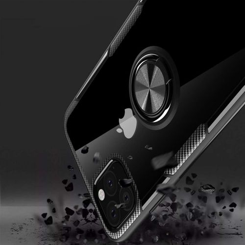 Etui Pancerne Clear Carbon Ring Iphone 11 Pro Czarne na Arena.pl