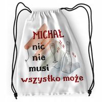 Plecak Dla Michała Sportowy Szkolny Worek Torba Z Nadrukiem Ze Zdjęciem