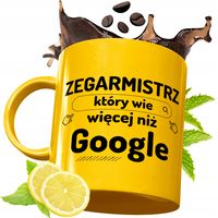 Złoty Kubek Premium Dla Zegarmistrza Prezent Z Nadrukiem Ze Zdjęciem