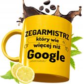 Złoty Kubek Premium Dla Zegarmistrza Prezent Z Nadrukiem Ze Zdjęciem