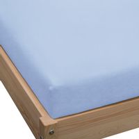 Prześcieradło jersey z gumką 120x200 jasny niebieski