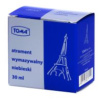 ATRAMENT WYMAZYWALNY DO PIÓR TOMA TO-613 30 ML NIEBIESKI