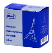 ATRAMENT WYMAZYWALNY DO PIÓR TOMA TO-613 30 ML NIEBIESKI