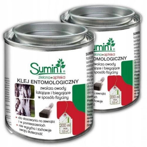 KLEJ ENTOMOLOGICZNY ZWALCZA OWADY SZKODNIKI SUMIN 200 ml x 2 na Arena.pl